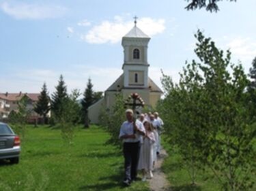 Búcsú Mikóújfaluban (archív). A szerző felvétele