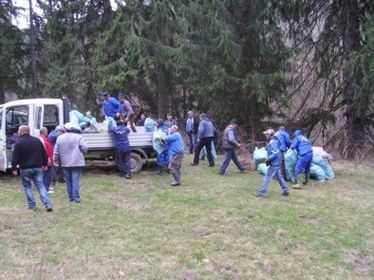 Zsákszámra gyűlt a hulladék     A szerző felvétele