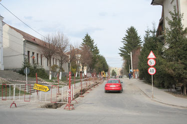 Árok az utcában. A szerző felvétele