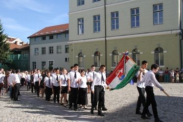 Csütörtökön tartották a mikós nyolcadikosok évzáróját                           Albert Levente felvétele