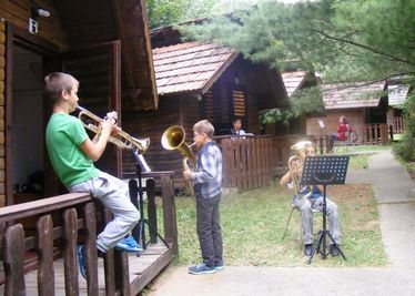 Fúvóstábor a Csipkésben. A szerző felvétele