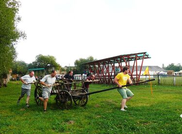 Sokan szurkoltak a szekértolóknak. A szerző felvétele