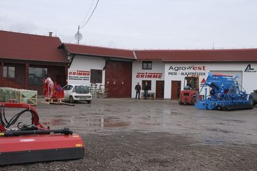 Az AgroWest udvara