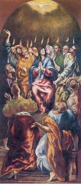 El Greco: Pünkösd (1600 körül)