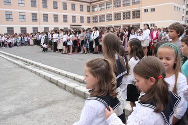 A sepsiszentgyörgyi Váradi József Általános Iskolában csütörtök délután tartották a tanévzárót. Albert Levente felvétele