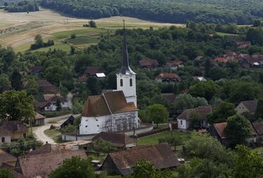 Homoródalmás madártávlatból