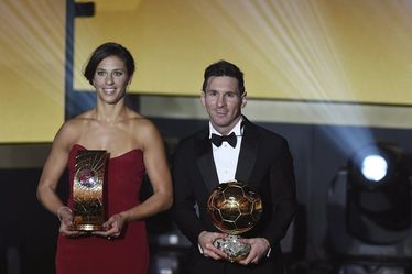 Carli Lloyd és Lionel Messi