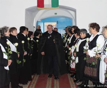 Andorkó Ferenc vargyasi unitárius lelkész kibúcsúzó istentisztelete. fotó: Márkó László