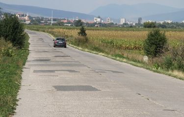 Évek óta szinte járhatatlan az illyefalvi út. Albert Levente felvétele