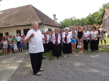 Kisgyörgy Zoltán Imreh Domokos kántortanítóra emlékezik. A szerző felvétele