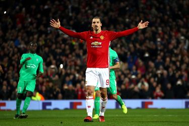 Zlatan Ibrahimovic első mesterhármasát szerezte a Manchester Unitedben