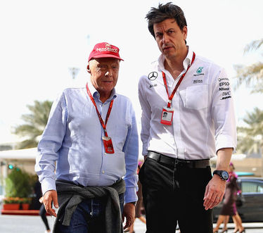 Niki Lauda és Toto Wolff