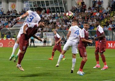 Andrei Burcă fejesével egyenlített az FC Botoșani. Fotó: Facebook/Fotbal Club 1907 Cluj-Napoca