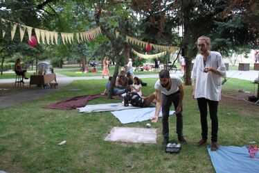 A piknik is része volt a tábornak. Albert Levente felvétele