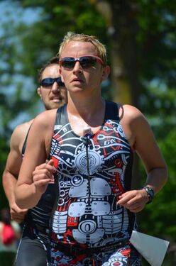 Jakab-Benke Hajnalka. Fotó: Facebook/Triathlon Pixel