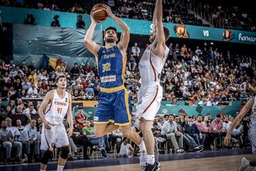 Kuti Nándornak (32) nem sikerült pontot szereznie a spanyolok ellen. Fotó: FIBA