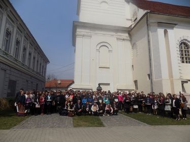 Együtt a versenyzők népes tábora