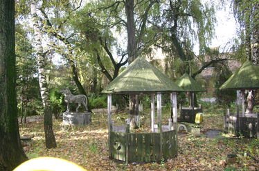 A fortyogói szoborpark. A szerző archív felvétele