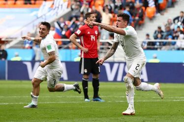  José María Giménez (2) volt Uruguay nyerőembere. Fotó: Facebook/FIFA World Cup