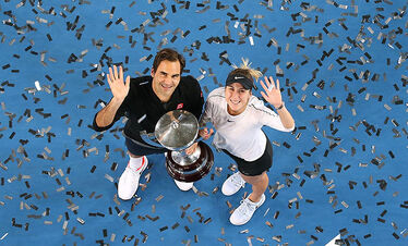 Roger Federer és Belinda Bencic