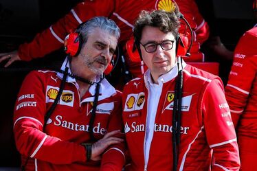 Maurizio Arrivabene és Mattia Binotto. Fotó: XPB