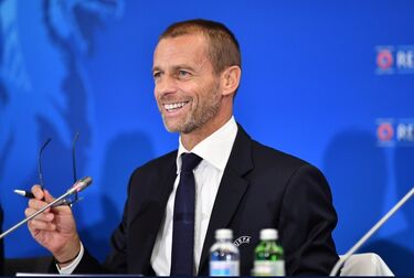 Aleksander Ceferin. Fotó: UEFA