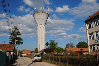 A Nemere utcai víztorony. A szerző felvétele