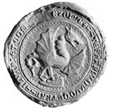 Lackfi István erdélyi vajda pecsétje, 1348. Fotó: Wikibooks