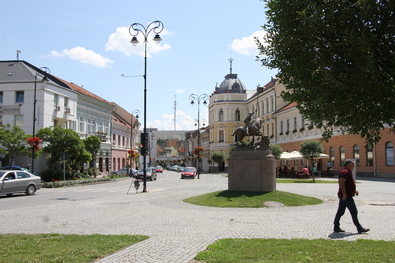 Sepsiszentgyörgy központja. Fotó: Albert Levente