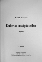 Wass Albert regényének torontói kiadása 1977-ből.  Fotó: antikvarium.hu