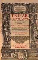 A Tripartitum 1561-es kiadásának címlapja. Fotó: books.google.ro