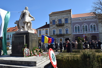 Tavaly március idusán csak koszorúzásra kerülhetett sor Kézdivásárhelyen. A szerző archív felvétele