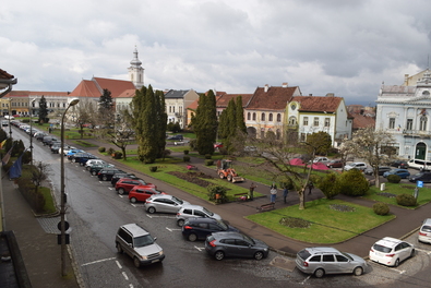 Kézdivásárhely központja. A szerző felvétele