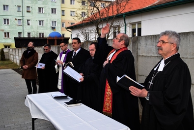 A Béke harangját a négy magyar történelmi egyház képviselője áldotta, illetve szentelte meg. A szerző felvétele  