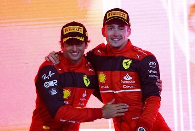 Carlos Sainz és Charles Leclerc. Fotó: formula1.com