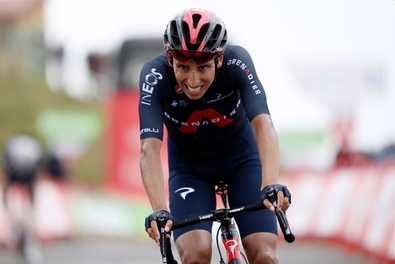 Egan Bernal. Fotó: Eurosport