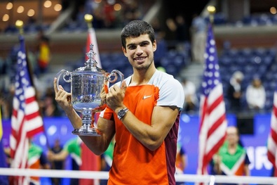 Alcaraz a bajnok  és az új világelső (Tenisz,  US  Open)