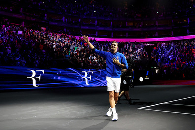 Roger Federer. Fotó: Facebook / Laver Cup