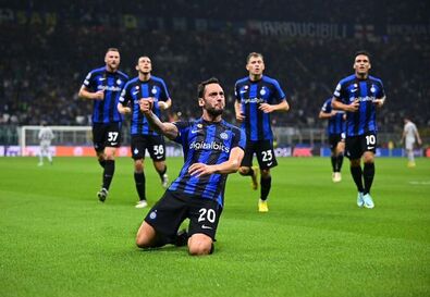 Hakan Çalhanoğlu góljával győzött az Internazionale. Fotó: Facebook / Inter