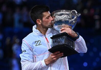 Novak Djokovics 22-szeres GS-győztes. Fotó: Facebook / Australian Open