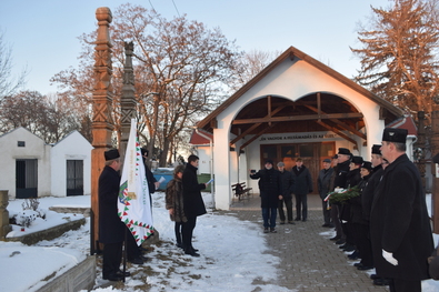 A szerző felvétele a megemlékezésen készült