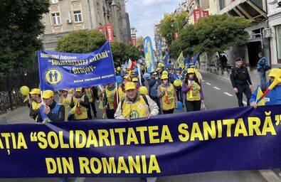 Fotó: Facebook / Federația Solidaritatea Sanitară din România