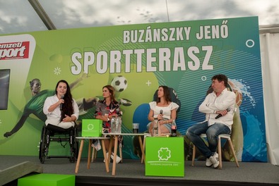 Csúcsteljesítményükkel másokat motiválnak, példát mutatnak (Tusványos, Buzánszky Jenő Sportterasz)