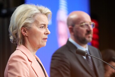 Ursula von der Leyen és Charles Michel. Fotó: Facebook / European Comission