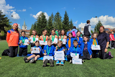 A Sepsi ISK csapata. Fotó: Facebook / Sepsiszentgyörgyi Iskolás Sportklub