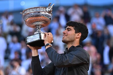 Carlos Alcaraz először bajnok (Tenisz, Roland Garros)