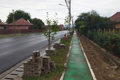 Ahol lehetett, nem bántották az aszfaltot. A szerző felvétele