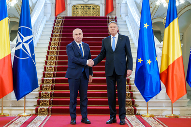 Ilie Bolojan és Klaus Iohannis. Fotó: Presidency.ro