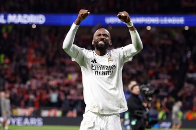 Antonio Rüdiger lőtte negyeddöntőbe a címvédőt. Fotó: Facebook / Real Madrid C.F.